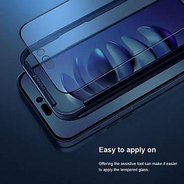 perači podova: Folija za zastitu ekrana GLASS Nillkin Fog Mirror za iPhone 14 Pro — 7