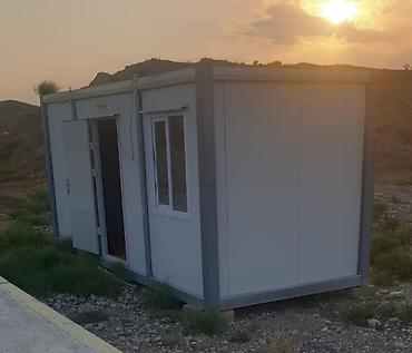 Ofis tipli konteyner binası Karkas ölçüləri (mm): W-2400 x L-6000 x