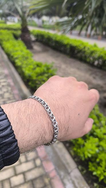kisi ucun qolbaqlar: Bilərzik, Gümüş, 10 g, Ünvandan götürmə — 1