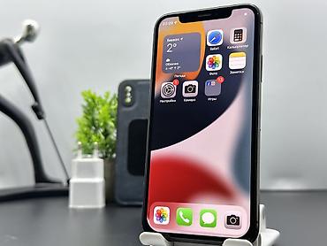 Apple iPhone: IPhone X, Б/у, 64 ГБ, Черный, Чехол, 100 % — 2