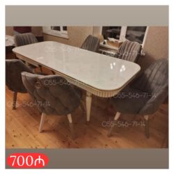 белый стол на кухню: Masa desti sifarisle hazırlanır. ⚜️ İstehsaldan satiş, otağınıza