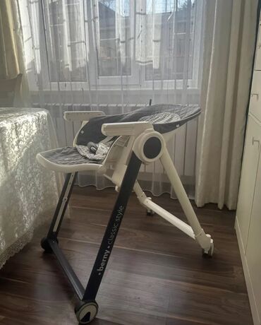 Стульчики для кормления: Стульчик для кормления, Б/у, Другой бренд, Пластик, Трансформер, цвет - Серый, Платная доставка, Самовывоз — 3