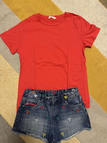 kompleti za devojcice: Mango, Set: T-shirt, Shorts, 140-146