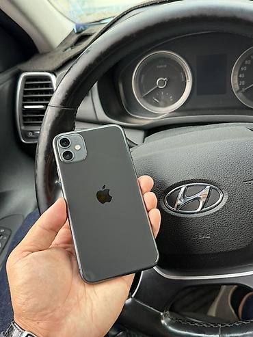 Уюлдук телефондор жана аксессуарлар: IPhone 11, Колдонулган, 256 ГБ, Кара, Коргоочу айнек, Каптама, 88 % — 1