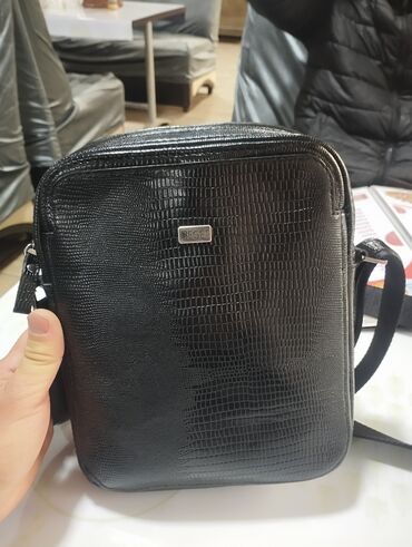 Классические сумки: Классическая сумка, Материал: Искусственная кожа, Жёсткая конструкция, Мужские — 3