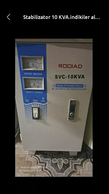 стабилизатор: Stabilizator 10 KVA.indikiler alminimum sargiynandi bu ise mis