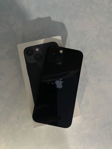 sinjaja mini: IPhone 13 mini, Б/у, 256 ГБ, Черный, Защитное стекло, Чехол, Коробка, 88 %
