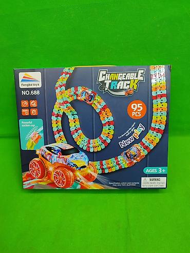 Игрушки: Трек с машинкой Changeable Track игрушка детская🛣️ Комплектация — 7