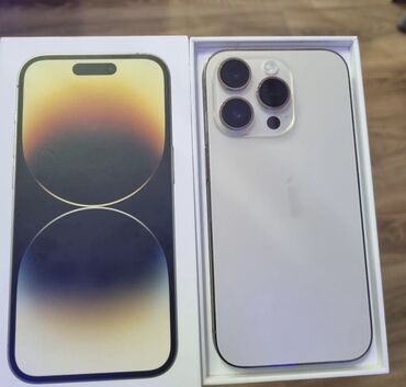 iphone 14 pro qiymeti: IPhone 14 Pro, 128 GB, Qızılı