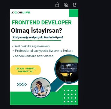 zirvə: Kompüter kursu: Proqramlaşdırma, Onlayn — 1