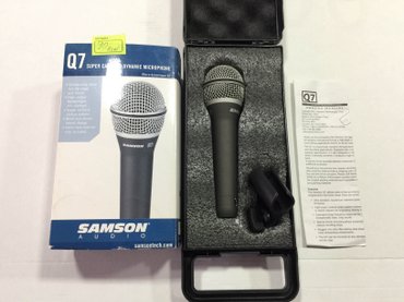 karaoke mikrofonu: Samson q7 dynamic mikrafonu. Həm büdcənizə uyğun həmdə orjinal firma
