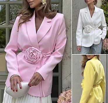 Sakoi: ✨Elegantni ženski blejzer sa cvetnim pojasom
✅2999 din
Uni — 8