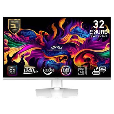 аренда игрового компьютера: Монитор, MSI, Жаңы, OLED, 32" - 33"