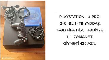 işdenmiş xaladenik: Playstation 4 pro satilir 430azn 7205 Hezi Aslanov