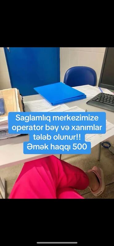 taksi operator: Çağrı mərkəzi operatoru tələb olunur, İstənilən yaş, Təcrübəsiz, Aylıq ödəniş