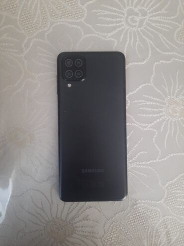 telefon qutuları: Samsung Galaxy A12, 64 GB, rəng - Qara, Sensor, Barmaq izi, İki sim kartlı