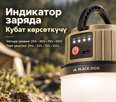кемпин: Фонарь на солнечной батарее Black Dog Camping Light — кемпинговый — 6