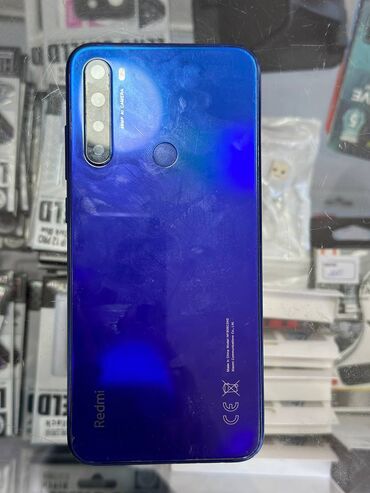 Xiaomi, Redmi Note 8, Б/у, 64 ГБ, цвет - Синий, 2 SIM