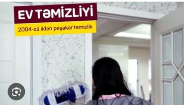 Xadimələr, təmizlikçilər: Salam.Temizlik işine gedirem ev,ofis,obyekt fərq etməz qiymet