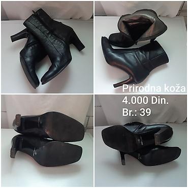espadrile gant: Elegantne crne ženske kratke čizme Linea Italy. - Materijal — 4