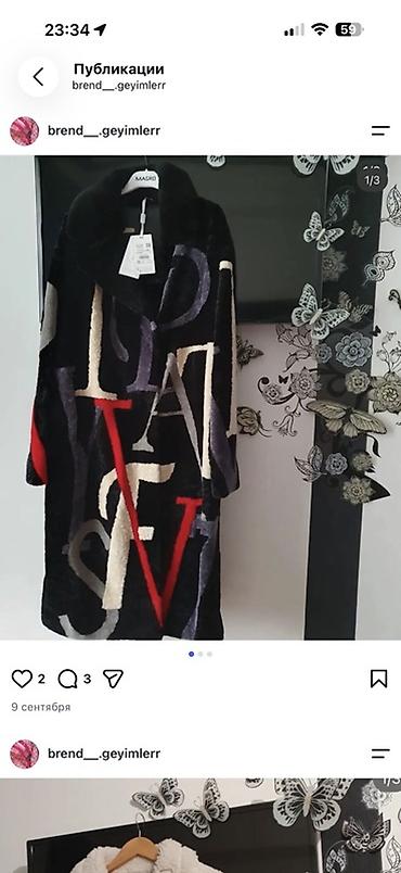 Kürklər: Qadın üçün qışlıq xəz palto - Model: qısa kəsimli, geniş yaxalı - — 1