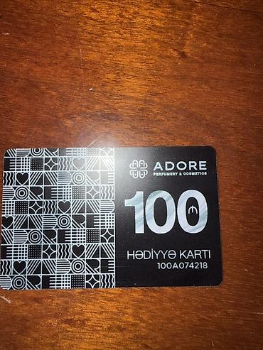 Məhsul: ADORE perfumery & cosmetics hədiyyə kartı - Nominal: 100