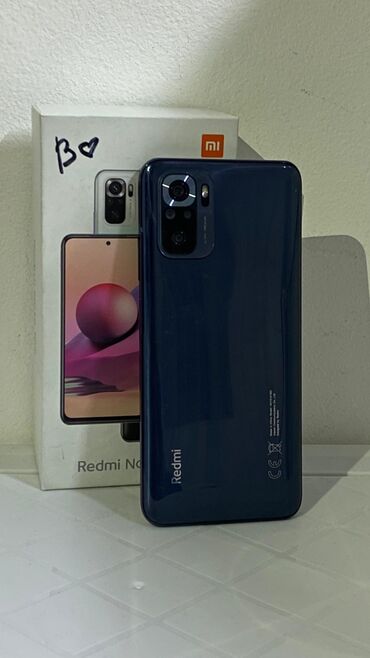 редми 8с: Redmi, Redmi Note 10S, Колдонулган, 128 ГБ, түсү - Боз, 2 SIM