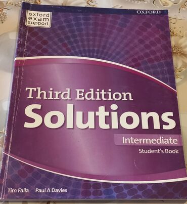 kitab altlığı: Third Edition Solutions
Intermediate Student's book
Təzədir