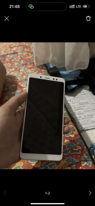 защитная пленка meizu m6 note: Xiaomi, Redmi Note 5, Б/у, цвет - Белый