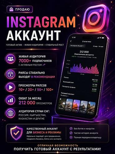 подписчики: Instagram, Ведение страницы — 1