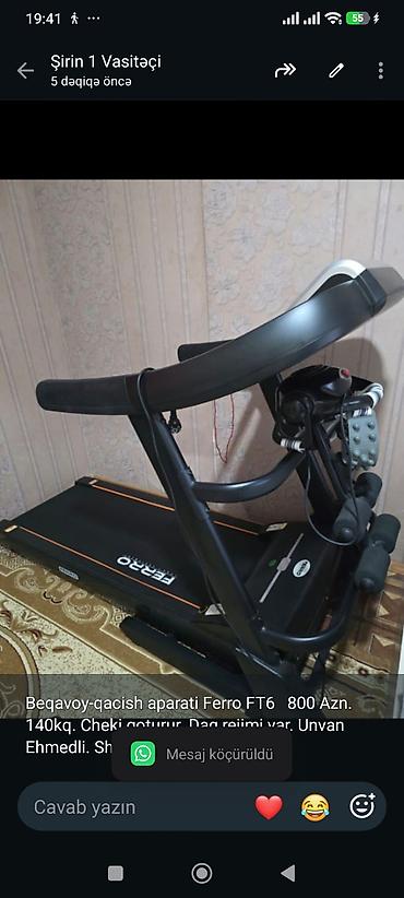 Beqavoy-qacish aparati Ferro FT6 800 Azn. 140kq. Cheki goturur. Dag lalafo.az -da Beqavoy-qacish aparati Ferro FT6 800 Azn. 140kq. Cheki goturur. Dag