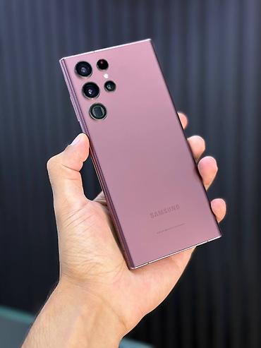 samsung s7 tablet: Samsung Galaxy S22 Ultra, 256 GB, rəng - Bənövşəyi, Sensor, Barmaq izi — 3