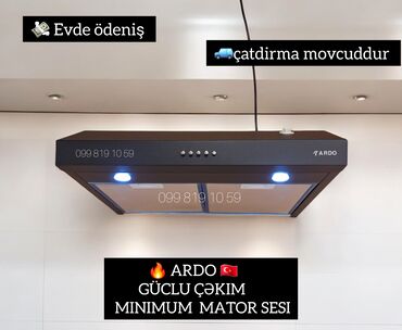 Ət çəkən maşınlar: Aspirator rəng - Qara, Yeni