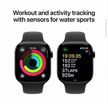 agilli saat: Ağıllı saat – Apple watch 10- 46mm pil sağlığı 100℅ çox az işlənib — 2