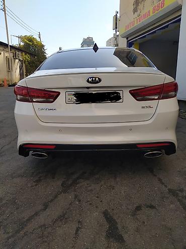 magar satisi: Kia Optima SXL Turbo – ağ rəngli, sedan kuzov. Güclü və qənaətcil — 2