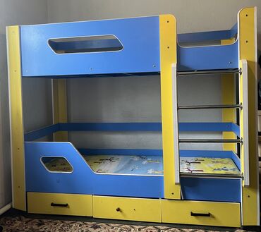 трёх ярусная кровать: 2х ярусный кровать сатылат. Узуну 2м, туурасы 1,6м. Баасы 7000 сом
