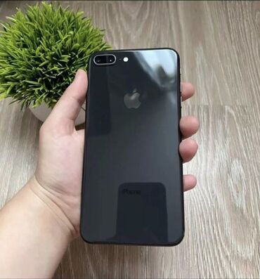 8 айфон: IPhone 8 Plus, Б/у, 256 ГБ, Jet Black, Зарядное устройство, Чехол, 100 %