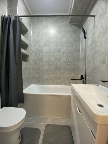 долгосрочная квартира бишкек васток 5: 1 комната, 42 м², Элитка, 13 этаж, Евроремонт