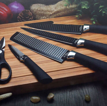 Бычактар: Набор ножей Everrich Ножи рифлёные EVERICH KNIFES ER-0197 EVERRICH 6