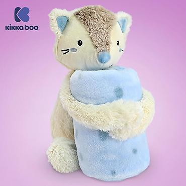 traktor za deca: KikkaBoo Baby ćebence sa plišanom igračkom 70x100 Little Fox - Set — 3
