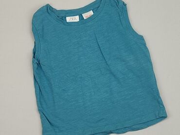 legginsy prążkowane zara dziecięce: T-shirt, Zara, 9-12 months, condition - Very good