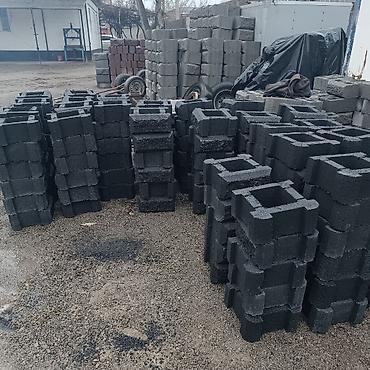 Дом и сад: Продаю пескоблок качественный 20/400 и 15/400 . цветные Пескоблок — 7