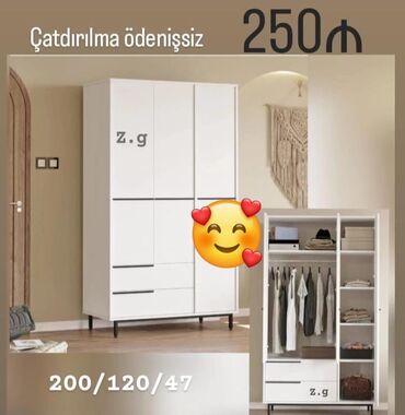 iki qapılı dolab: Çatdırılma pulsuz