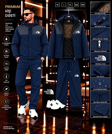 neymar imzali forma: İdman dəsti, The North Face, M, rəng - Göy — 1