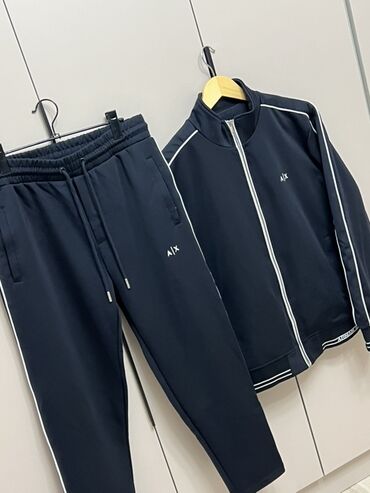 флиски найк бишкек: Мужской спортивный костюм A|X (куртка + брюки), темно-синий