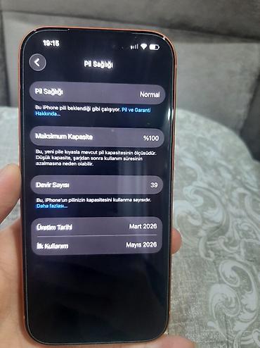 iphone 17 pro price: IPhone 17 Pro, 256 GB, Narıncı, Zəmanət — 3