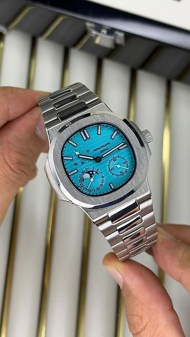 idman saati: Patek Philippe üslubunda qol saatı. Paslanmayan polad korpus və — 1