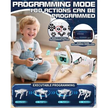 Ostale igračke: Robot pas Мултифункционални електрични RC механички пас, интелигентни — 8