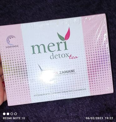 meri detox tea en ucuz: Original meri detox 60 ədəd sifarişle gelir əvvəlcədən ilkin ödəniş
