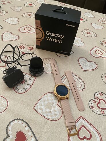 samsung galaxy watch купить в баку: Новый, Смарт часы, Samsung, Сенсорный экран, цвет - Розовый